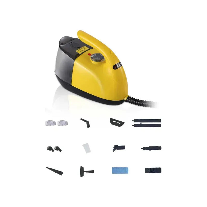 Limpiador De Vapor Graduable Multiuso 1000ml 15 En 1 Raf Amarillo