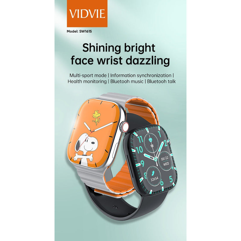 Smartwatch Reloj Inteligente Bluetooth Llamadas 2.1 Deportiv Blanco Milanese Negro