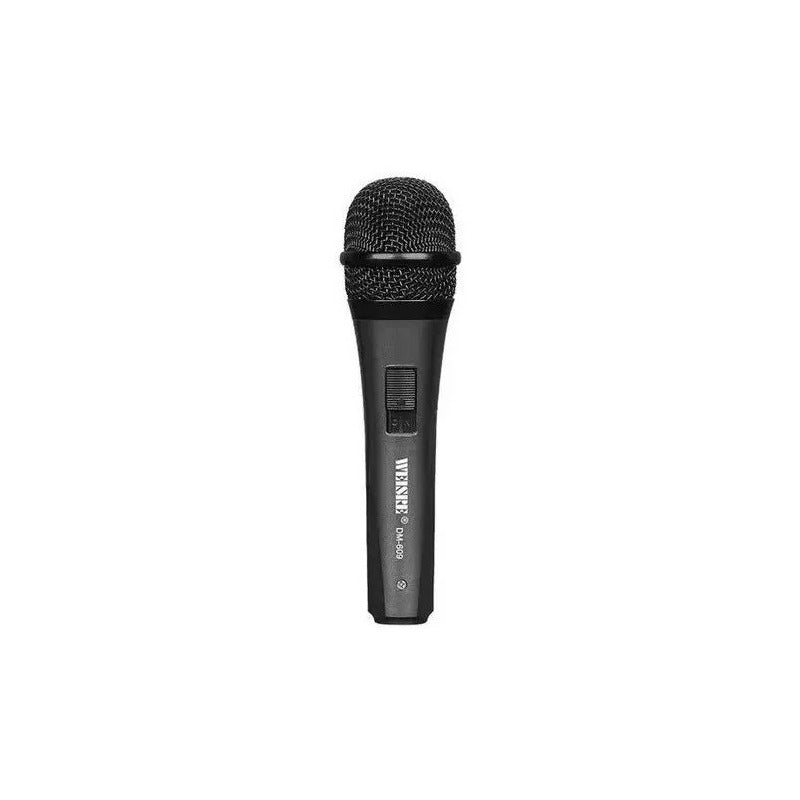 Pack Micrófono Profesional Sm-58 Cableado Con Soporte Base Negro