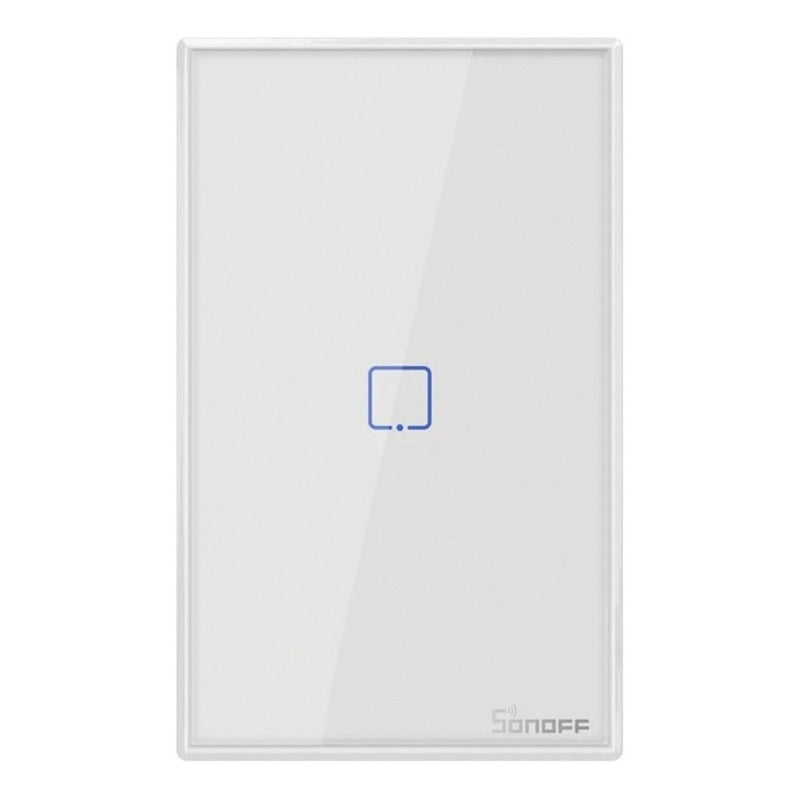 Interruptor Wifi De Pared Sonoff De 1 Canal Blanco