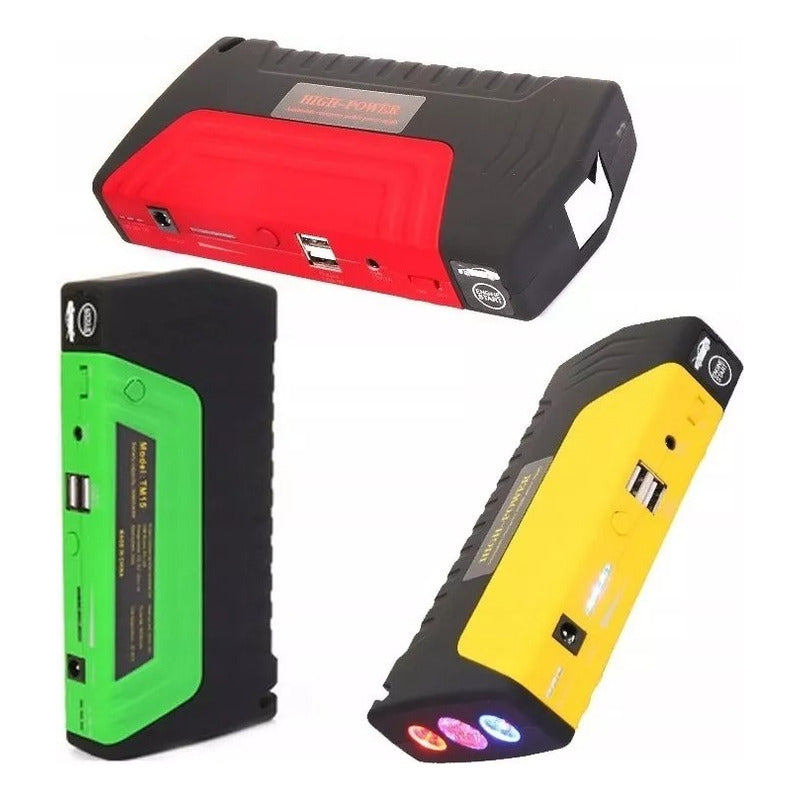 Partidor Cargador Auto Powerbank Batería Inflador Neumático