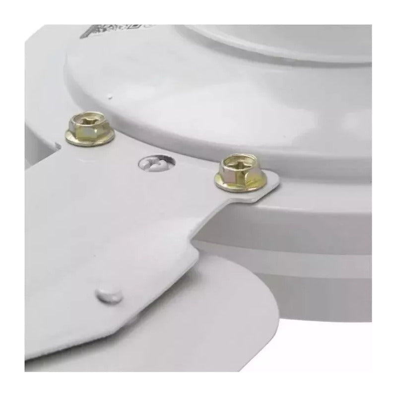 Pack X3 Ventiladores De Techo Metal 3 Aspas 142 Cm 1.42 M 50 Blanco Metálica 3