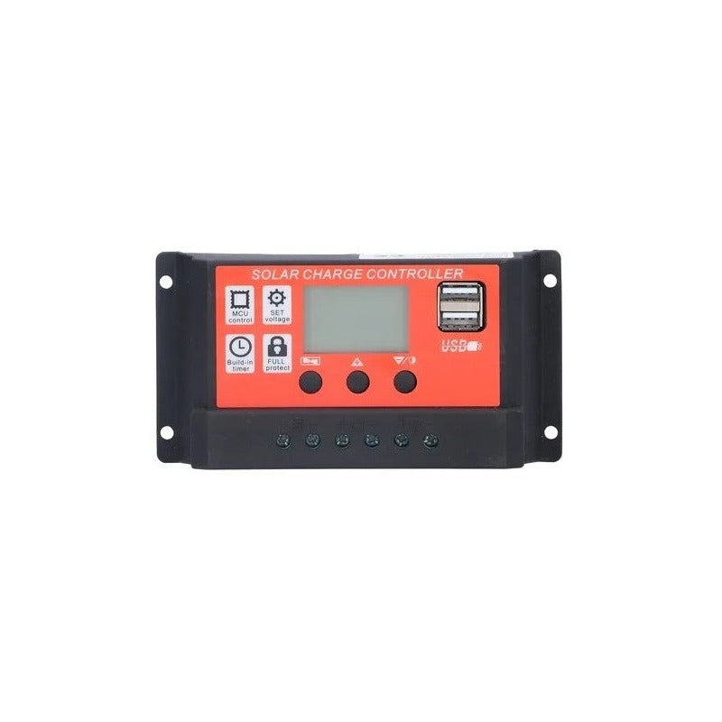 Regulador De Controlador De Carga Solar 20a 12v/24v Pwm Lcd