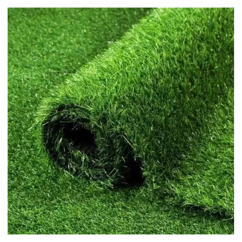 Tecnohogar Pasto Sintético Rollo 2x1m Alta Calidad Verde