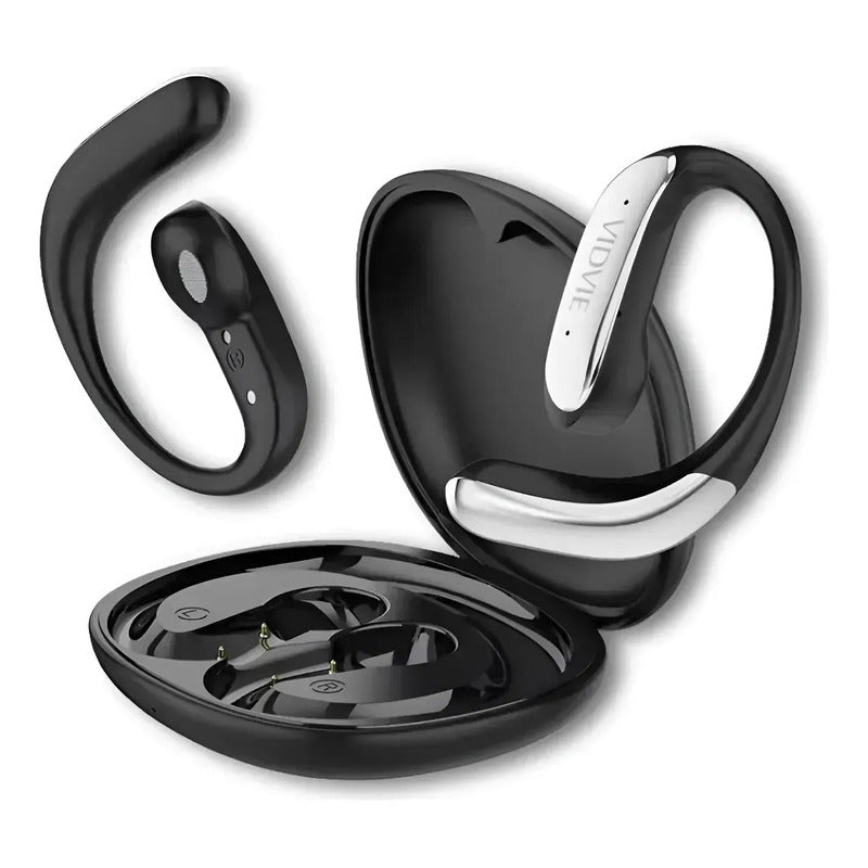 Audifonos Deportivos Oido Abierto Open Ear Bluetooth Negro Vidvie Bt892 Wireless Versión 6.0m