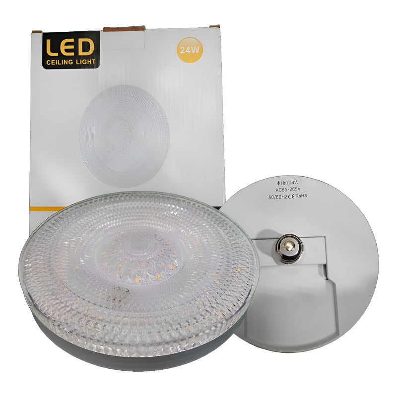 Ampolleta E27 Lampara De Techo 24w Fria-calida-neutro Variable