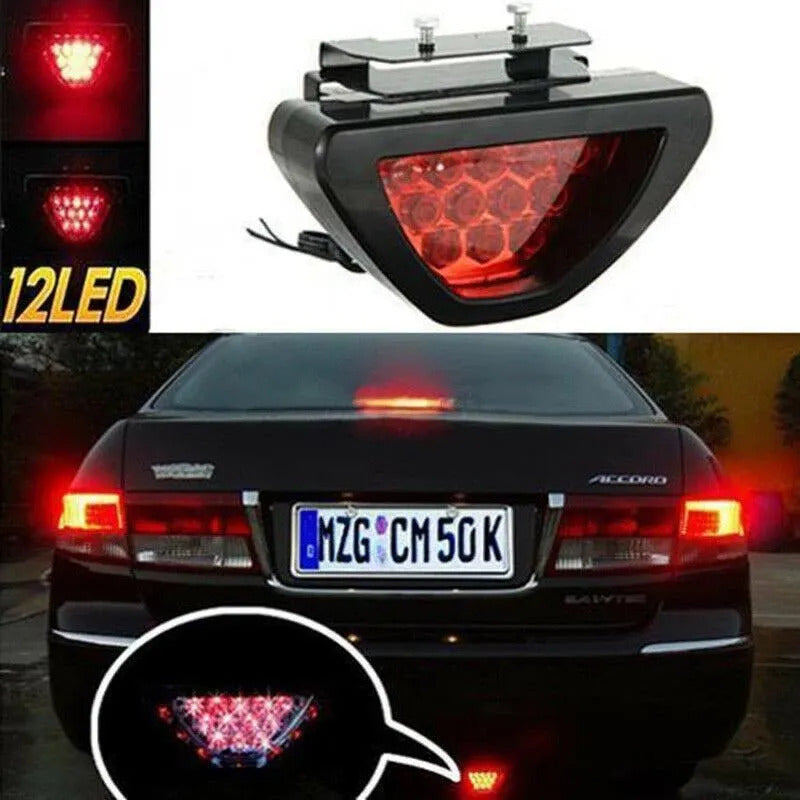 Foco Trasero Rojo Para Motos, Bici, Autos Luz De Freno Auxil