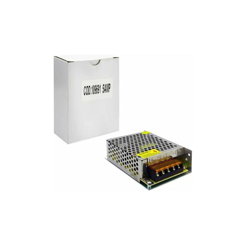 Fuente De Poder 12v 5a 60w Cintas Led, Cámaras Y Más