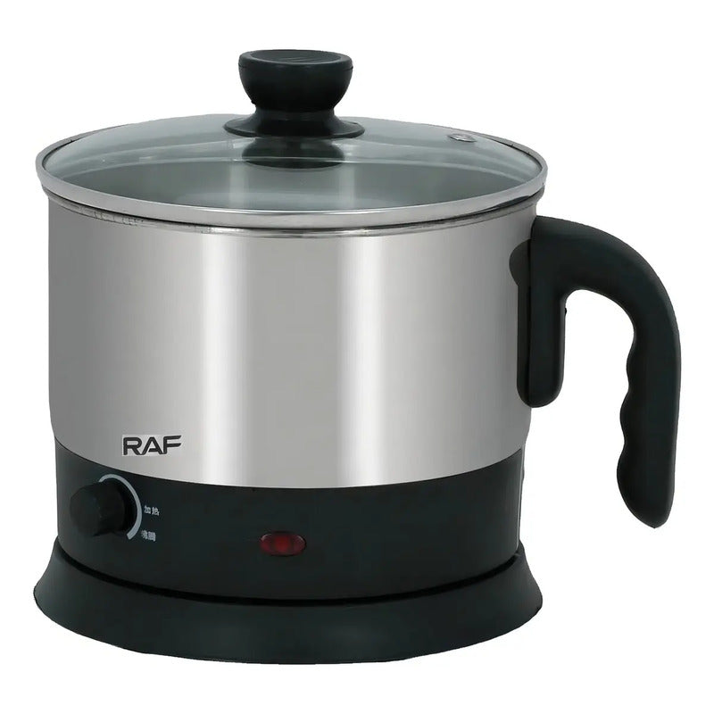 Olla Eléctrica Para Pasta Fideos Filetes Agua Raf R.5476 Plateado 50 Hz X 60 Hz