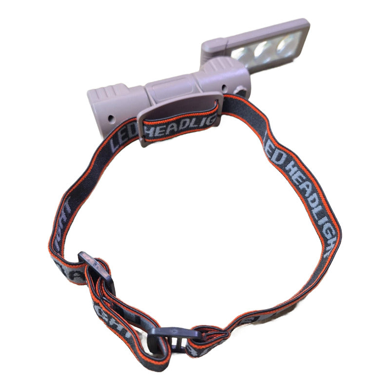 Linterna Minera Recargable 3 Luces Resistente A La Lluvia