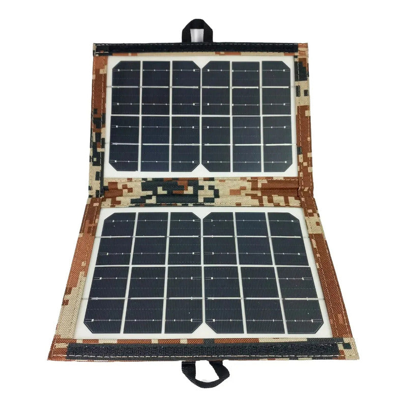 Cargador Portátil Plegable Solar 7w Con Enchufe Usb