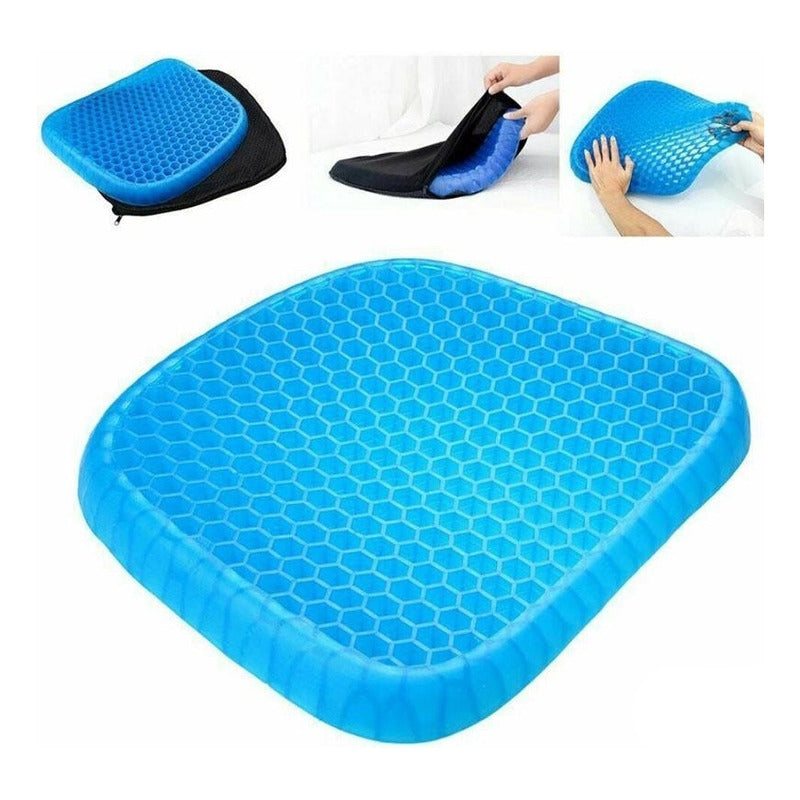 Cojín Asiento Ortopédico De Silicona Gel Relajante Terapia