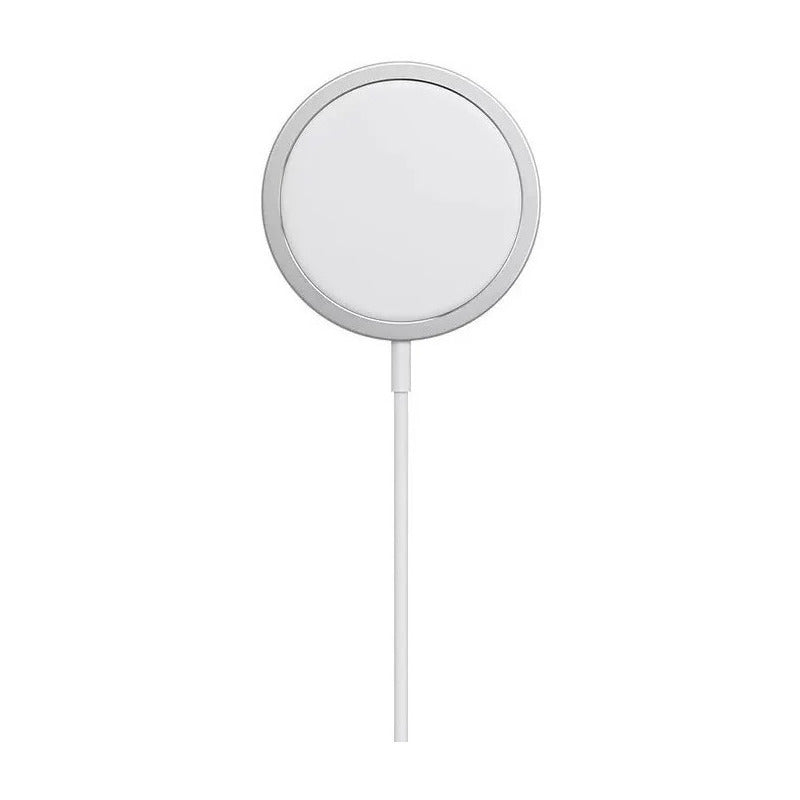 Cargador Inalámbrico Compatible iPhone 12 Carga Rápida Tipoc Blanco