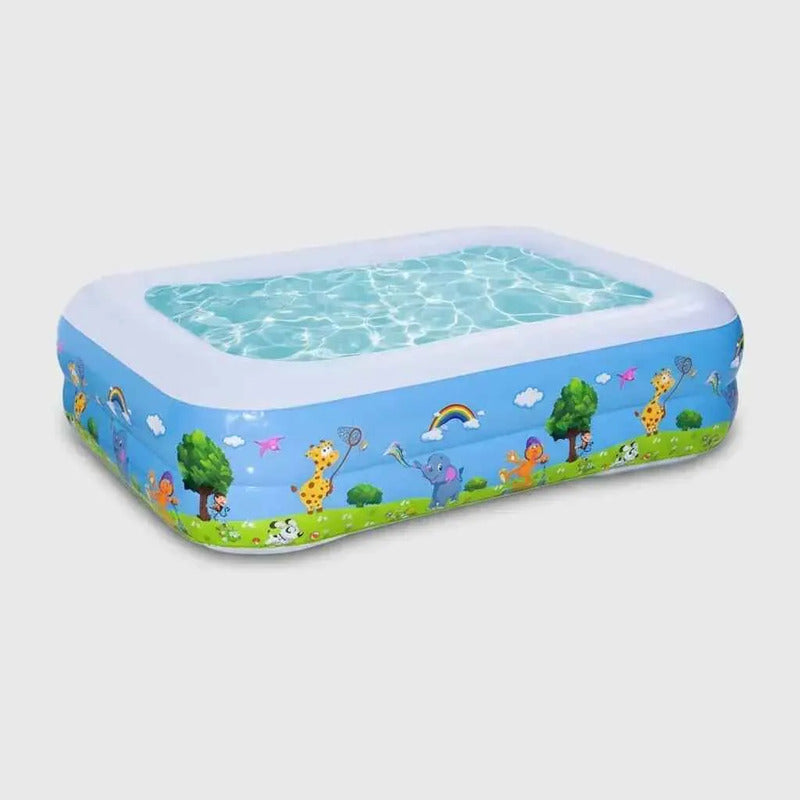 Piscina 120cm Inflable Rectangular Verano 120 X 85 X 32cm Agua