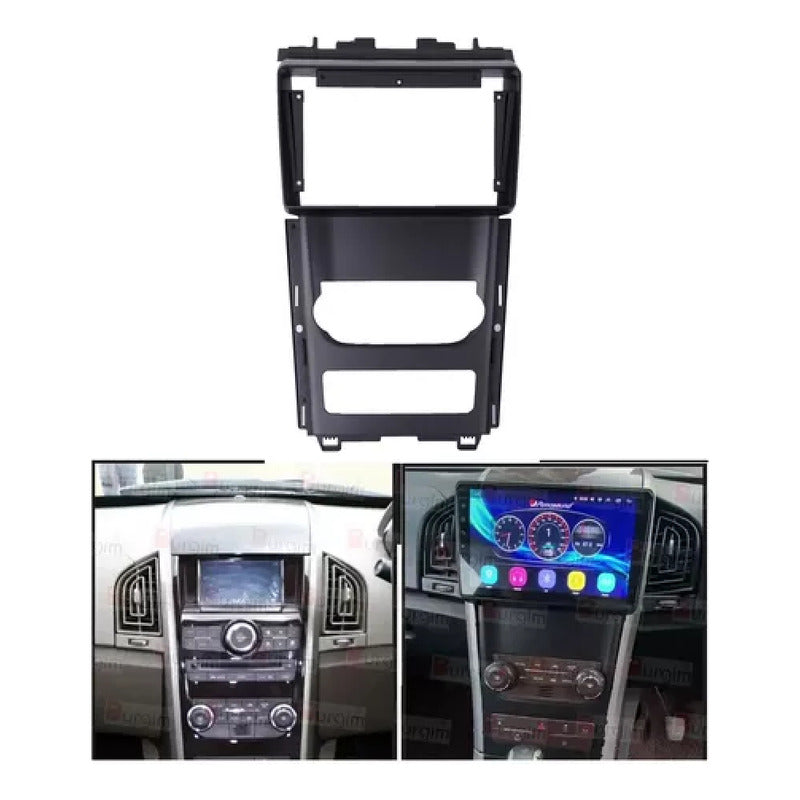 Adaptador Bisel Radio 9pul Mahindra Xuv500 2012-2023 Negro