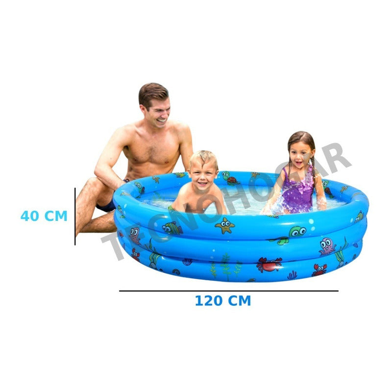 Piscina Resistente Inflable Plástica Flotante Niños Verano