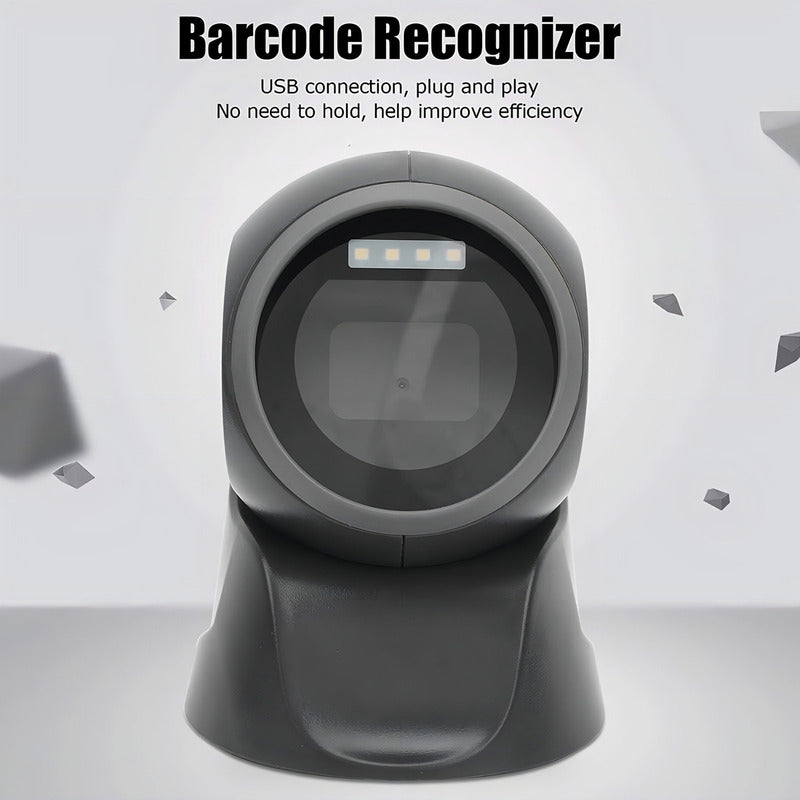 Scanner Lector Código De Barras En 1d Y 2d Usb Color Negro