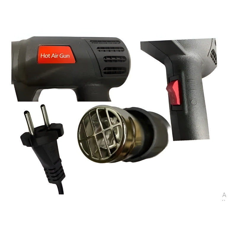 Pistola De Calor Aire Caliente 2000w 650c Amarillo