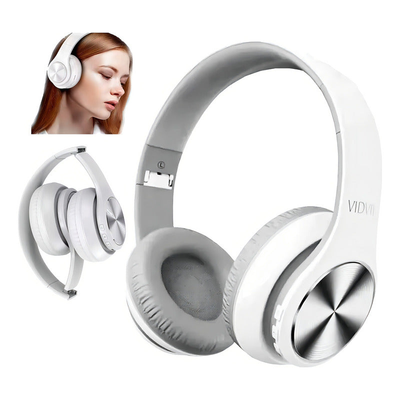 Audífonos Inalámbricos Vidvie Bbh2108 Bluetooth Negro Over-ear Con Micrófono