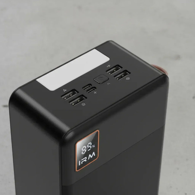 Power Bank Banco De Energía Alta Capacidad 80000mah Linterna Negro