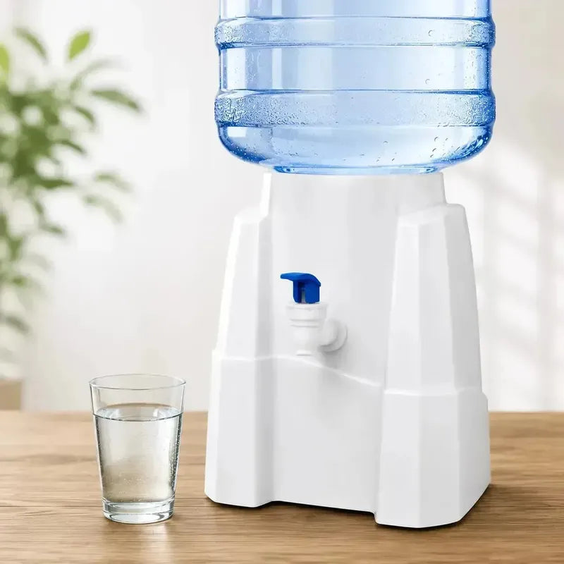 Dispensador Sobre Mesa Plastico Para Agua Bidon Botellon Blanco