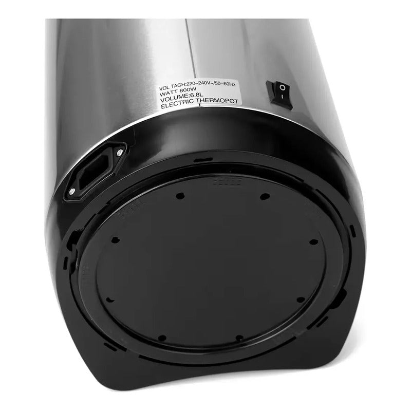 Hervidor 6 Litros Termo Eléctrico Inoxidable  220v Portátil Gris