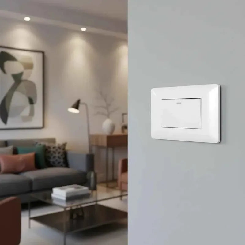 Pack 10 Interruptor Simple 250v Blanco Corriente Nominal 10a 10 A 250 Blanco