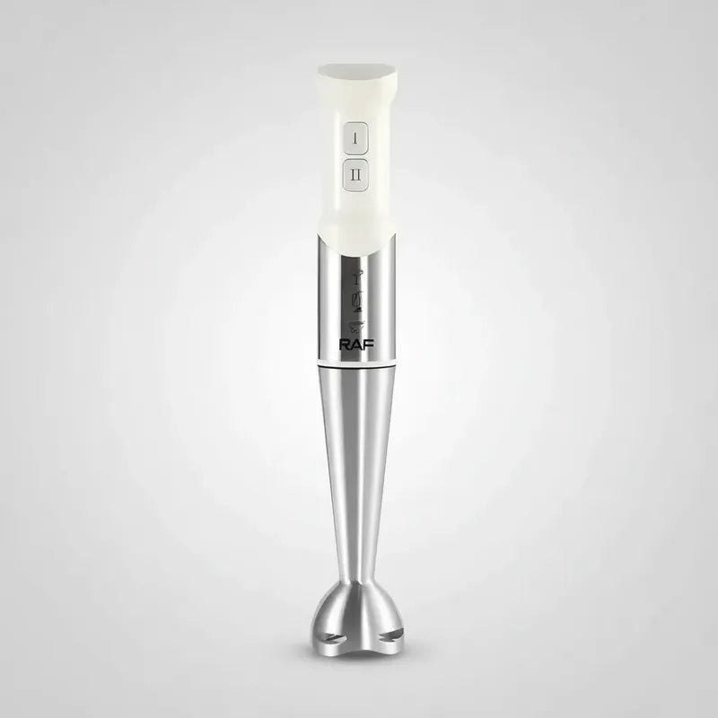 Licuadora De Mano Minipimer De Inmersion Trituror De Hielo Beige
