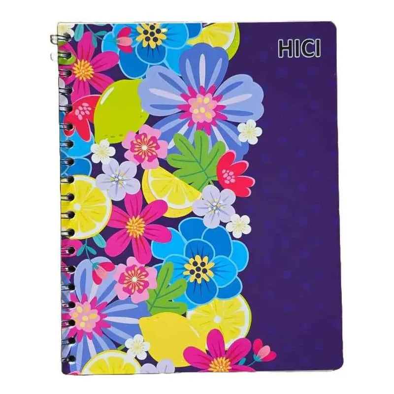 Pack X5 Cuadernos De 100 Hjs Surtidos Espiral 7mm Colegio Hembra 1