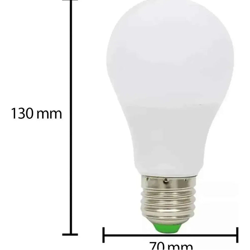 Ampolleta Led 15w Luz Fria E27 90 Lm Ilv Tipo Bulbo Ahorro Blanco Cálido