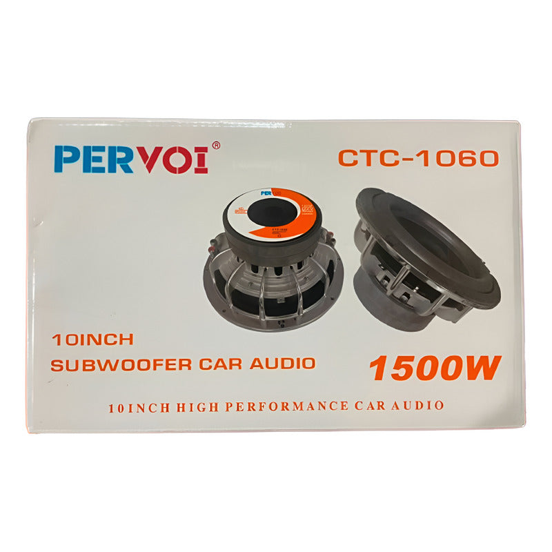 Subwoofer Doble Bobina 1500w 10 Pulgadas + Kit Instalación Negro