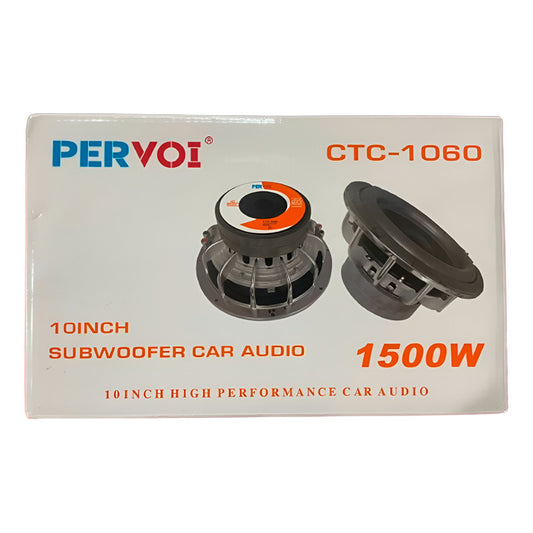 Subwoofer Doble Bobina 1500w 10 Pulgadas + Kit Instalación Negro
