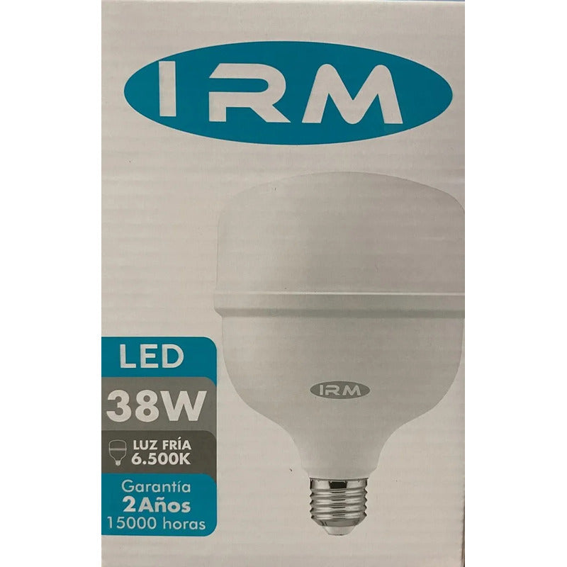 Pack X3 Ampolleta Led 38w Luz Fría Iliminación Intensa Fría