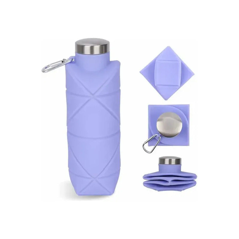 Botella Plegable Deportiva Portátil 100% Silicona Variado
