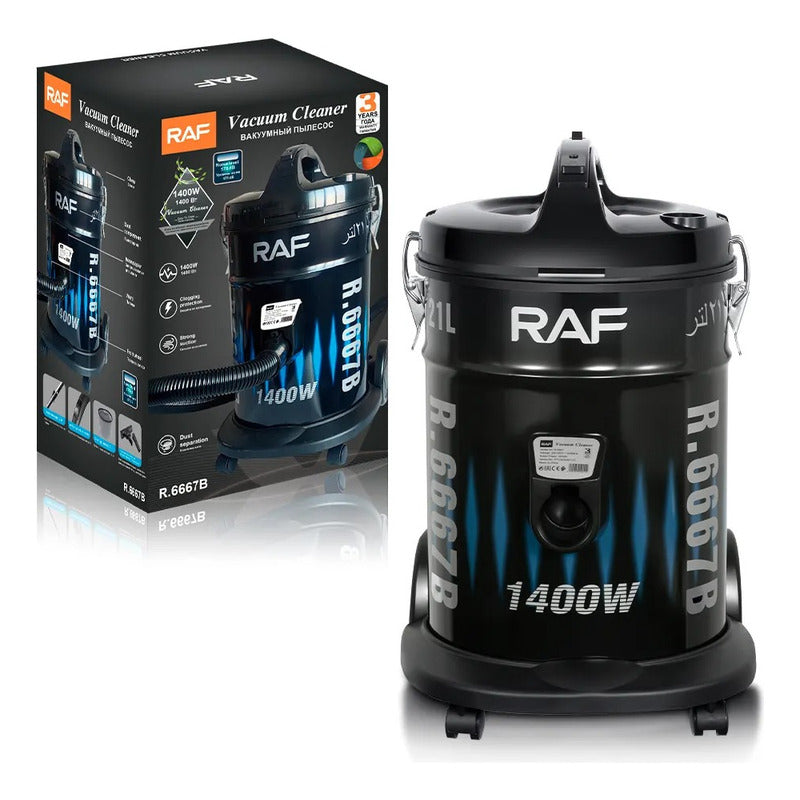 Aspiradora Vacuum Ciclónica Cleaner S/fuerte 3000w R-6672 Gris Oscuro