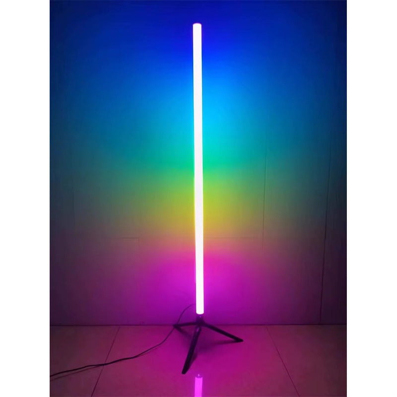 Lampara De Esquina Pie Usb Luces Led Rgb Ambiente