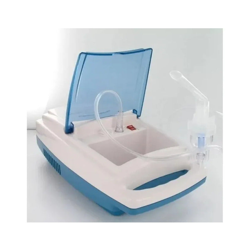 Nebulizador Portátil Asma Compresor Terapia Kit Completo 8ml Blanco