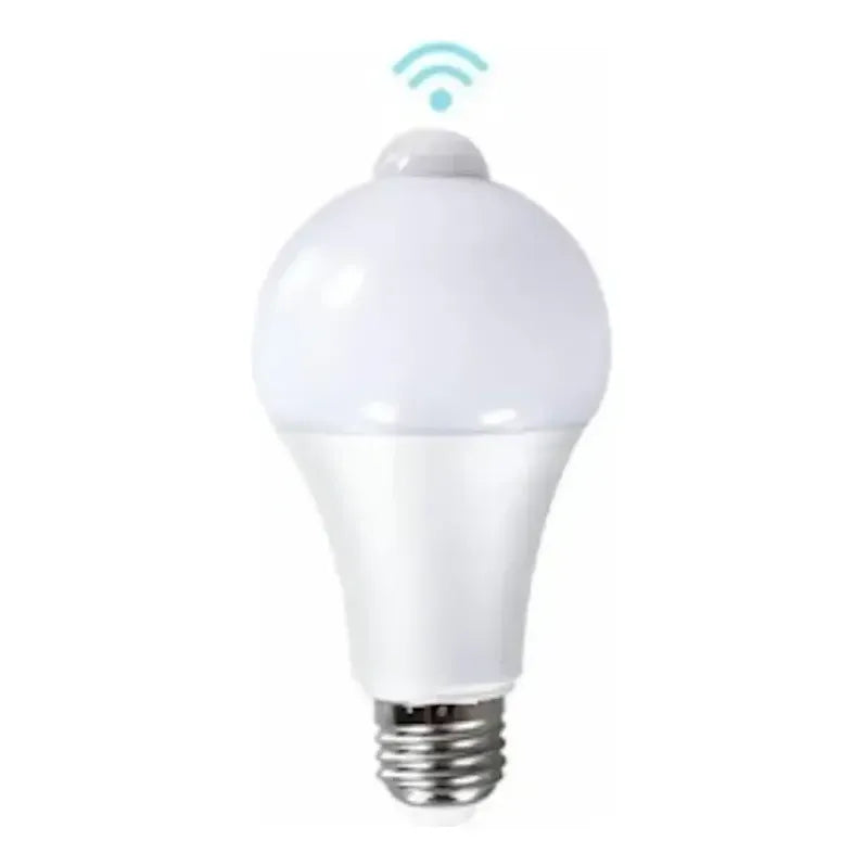 Ampolleta Con Sensor De Movimiento Encendido Automático 9w Blanco Frío