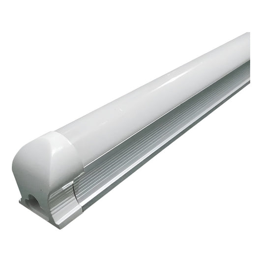 Tubo Led Con Base Canoa 18w T8 120cm Luz Fria
