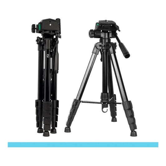 Trípode Universal Aluminio 1.7mts Profesional Cámara Negro