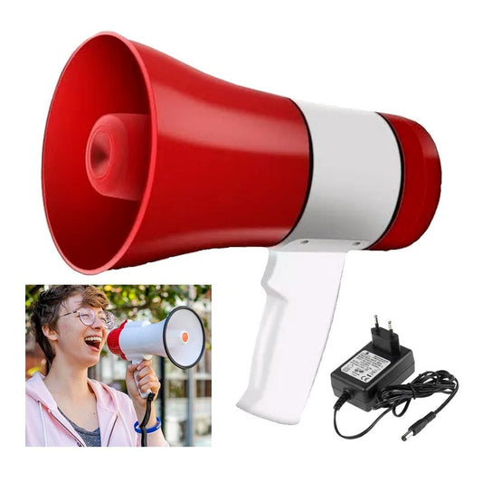 Megáfono 20w Dinámico De Mano Recargable