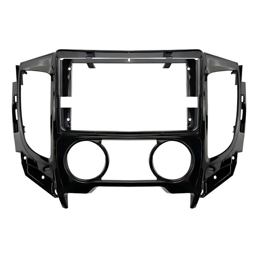 Bisel Para  Radio Adaptador Mitsubishi L200 9 Pulgadas Negro