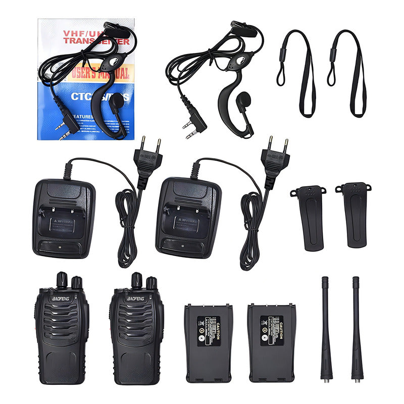 Baofeng Radio Transmisor 2 Vías Bf-888s Negro Uhf
