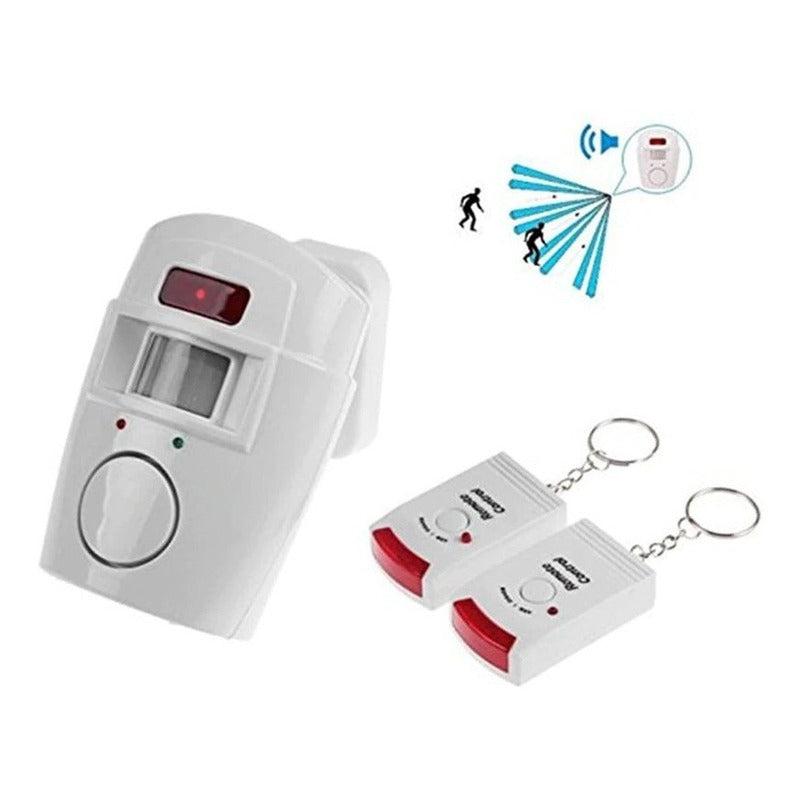Alarma Sirena Con Sensor 2 Controles / Eshopviña