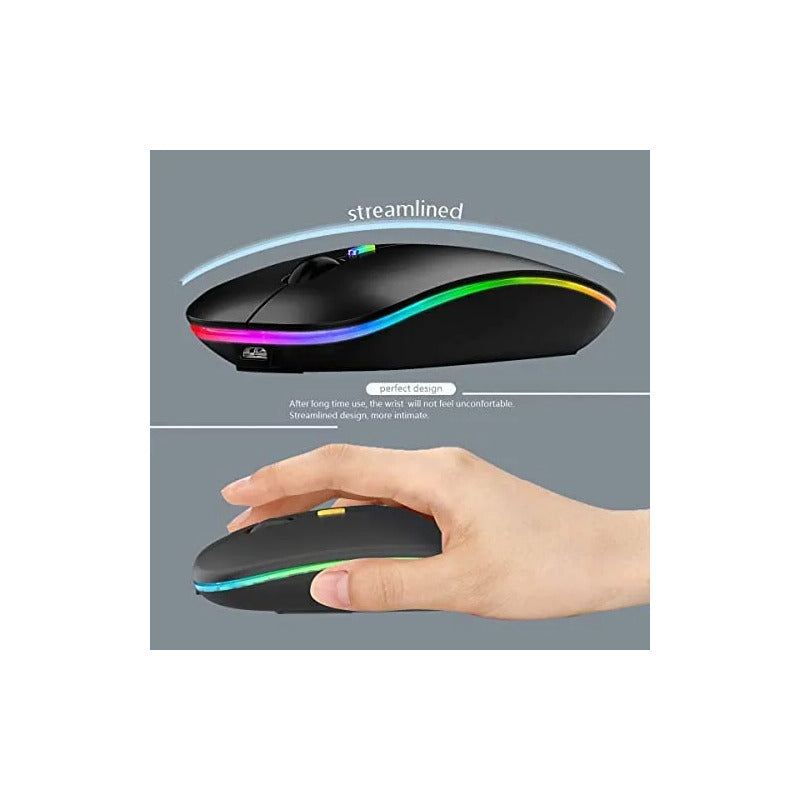 Kit Mouse Y Teclado Bluetooth Inalámbrico Español Recargable