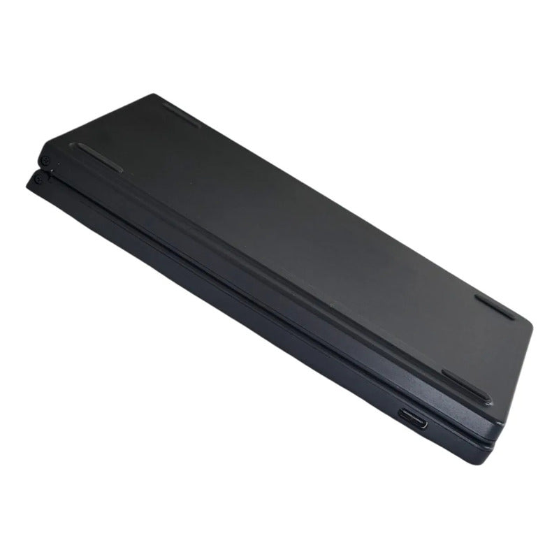 Teclado Qwerty Mini-teclado Plegable Bt Recargable Tipo-c Negro Español Latinoamérica