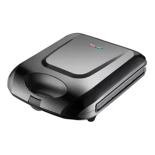 Tostador Eléctrico Grande 2 En 1 Sanguchera Plancha Doble Color Gris Oscuro