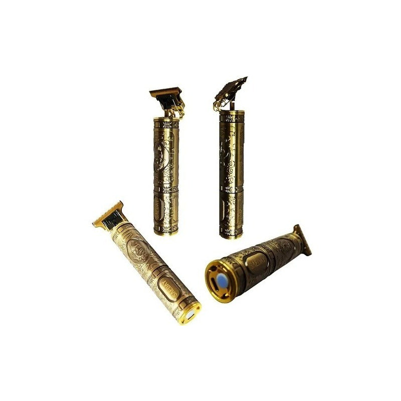 Máquina Cortadora De Cabello Barba Detalladora Profesional Dorado Oscuro