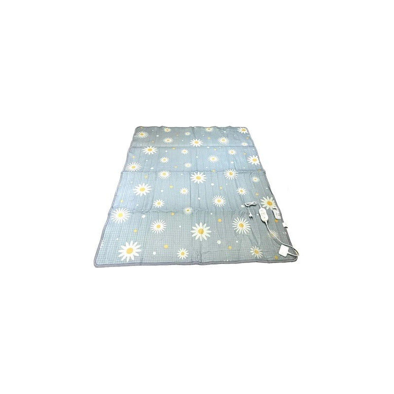 Cobertor Calienta Cama Eléctrico Ligero Calefactor  Gris Oscuro