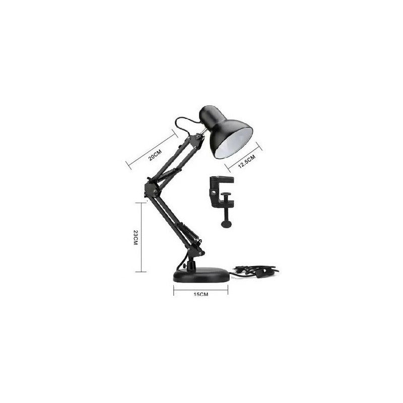 Lámpara Mesa Flexible Escritorio Ajustable Blanco O Negro